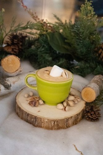 Pistachio Fluff Cortado